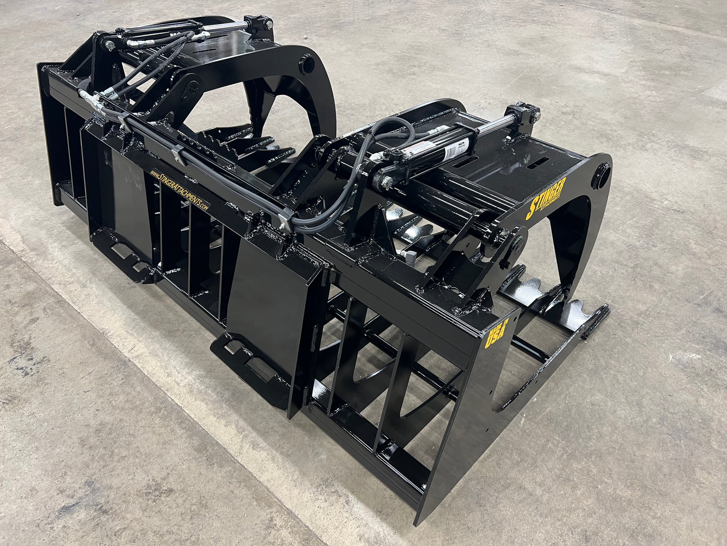 Stinger Attachments Root & Rock Grapple for Skid Steer