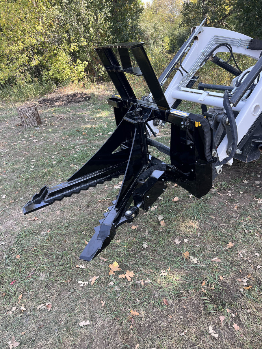 Stinger Attachments Tree & Post Puller for Compact Tractor