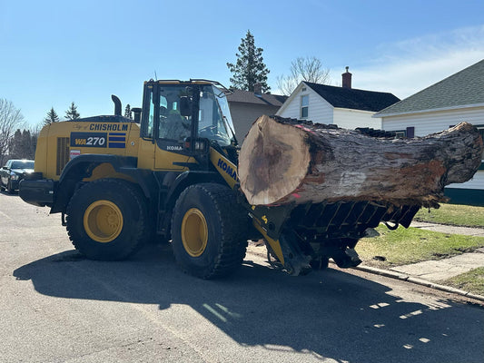 Stinger Attachments Extreme Duty Clam Grapple for Wheel Loader