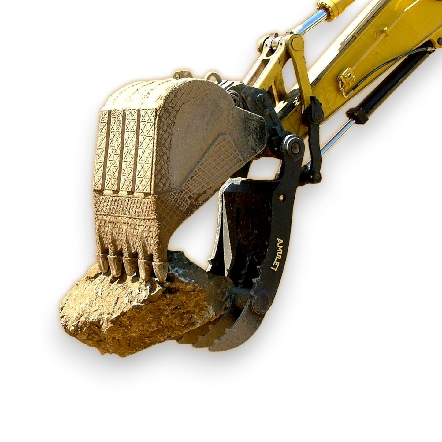 PowerClamp Hydraulic Thumb Attachment (Linkage Type) for Excavator and Backhoe – Amulet Manufacturing | HeavyFit Parts