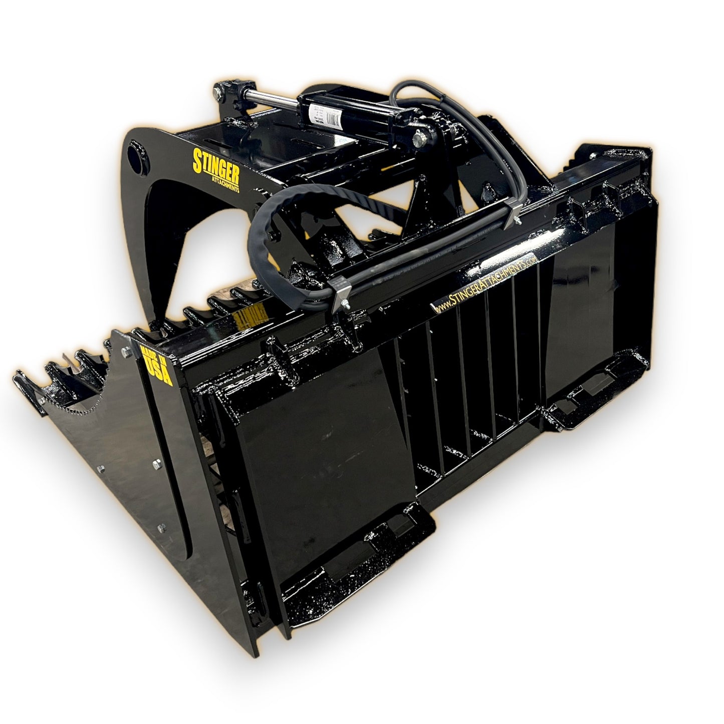 Stinger Attachments Rock Grapple Bucket for Skid Steer