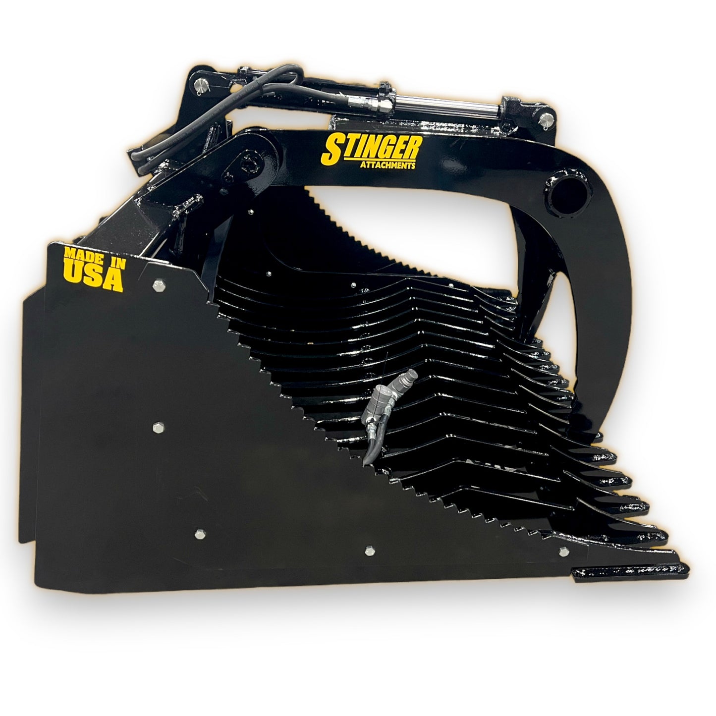 Stinger Attachments Rock Grapple Bucket for Skid Steer