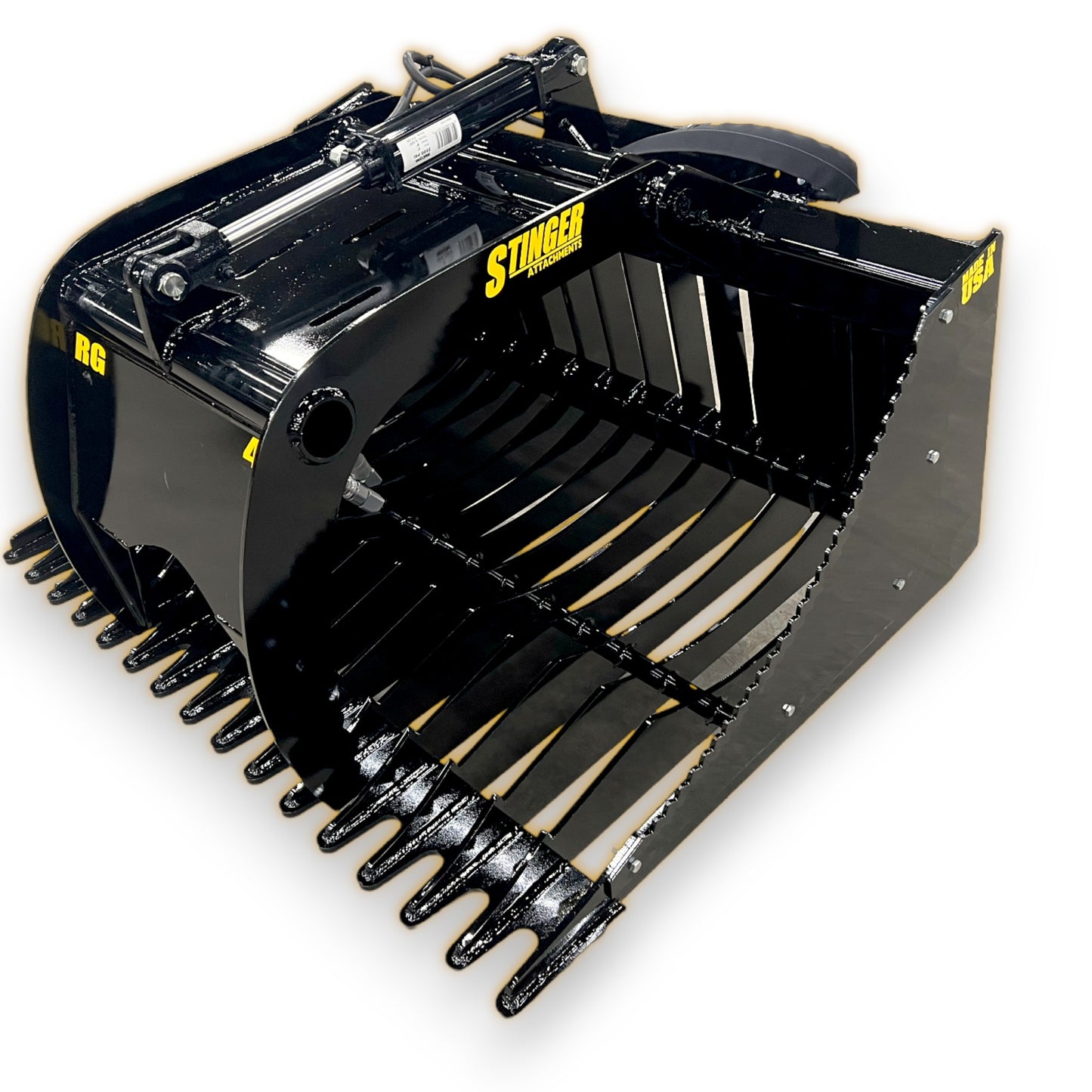 Stinger Attachments Rock Grapple Bucket for Skid Steer