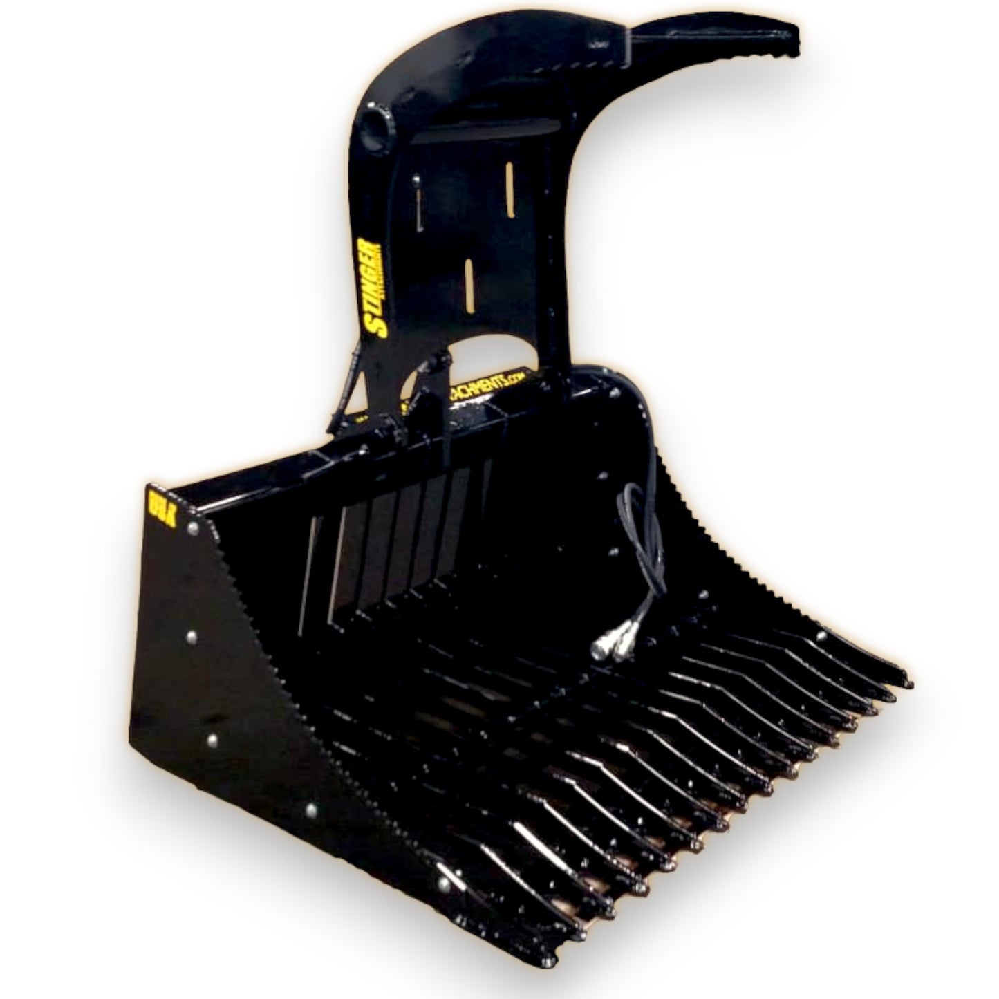 Stinger Attachments Rock Grapple Bucket for Skid Steer