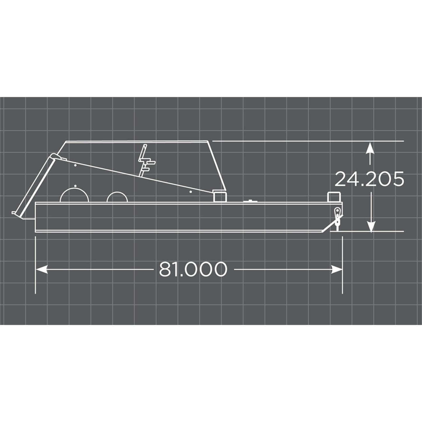 Loflin Fabrication Closed Front Brush Cutter for Skid Steer