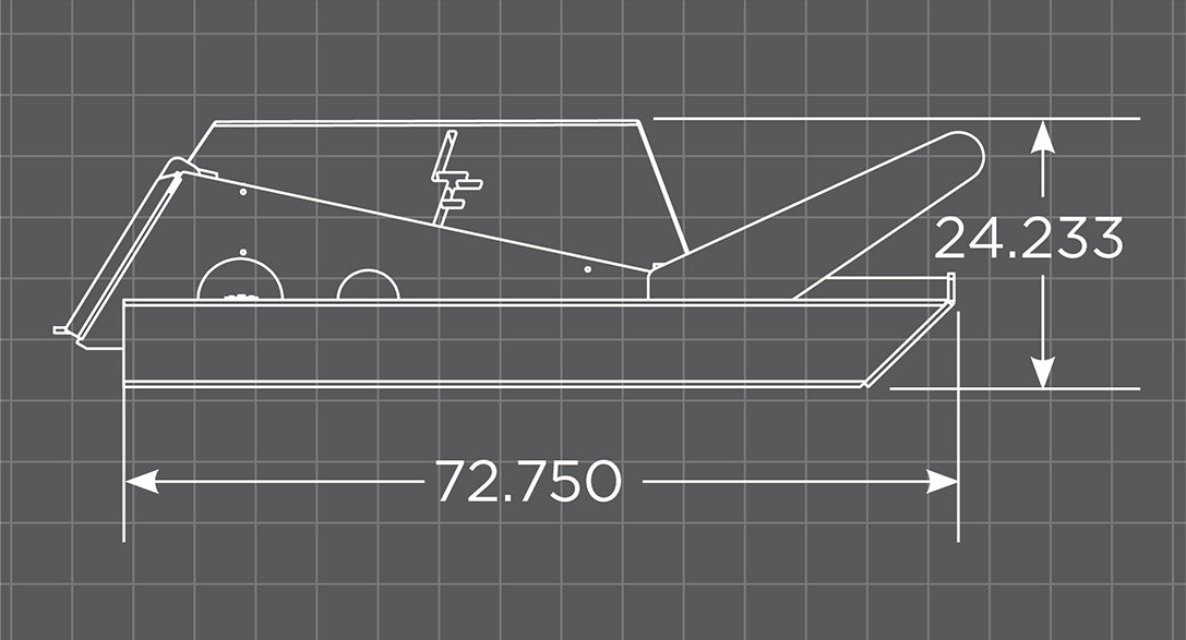 Loflin Fabrication Open Front Brush Cutter for Skid Steer
