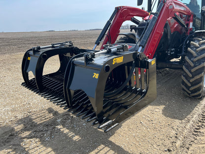 Stinger Attachments Open Sides Rock Grapple for Tractor