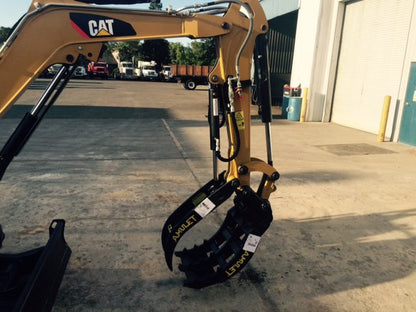 Amulet Manufacturing HoeMate Multi-Tine Rake for Excavator & Backhoe