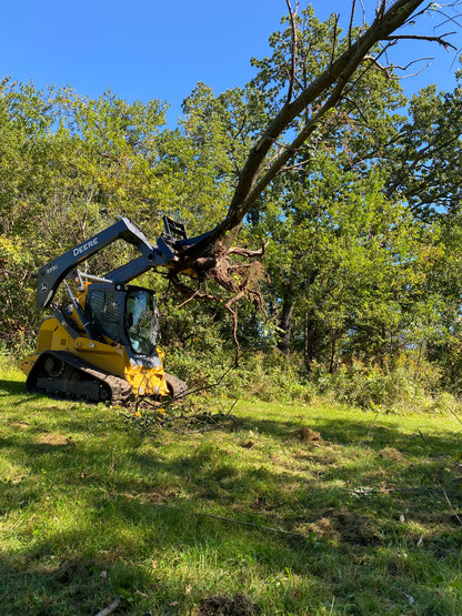 Stinger Attachments Tree & Post Puller for Skid Steer