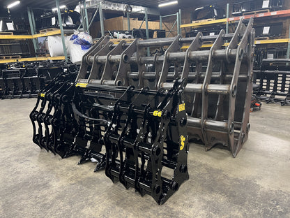 Stinger Attachments Extreme Duty Clam Grapple for Wheel Loader