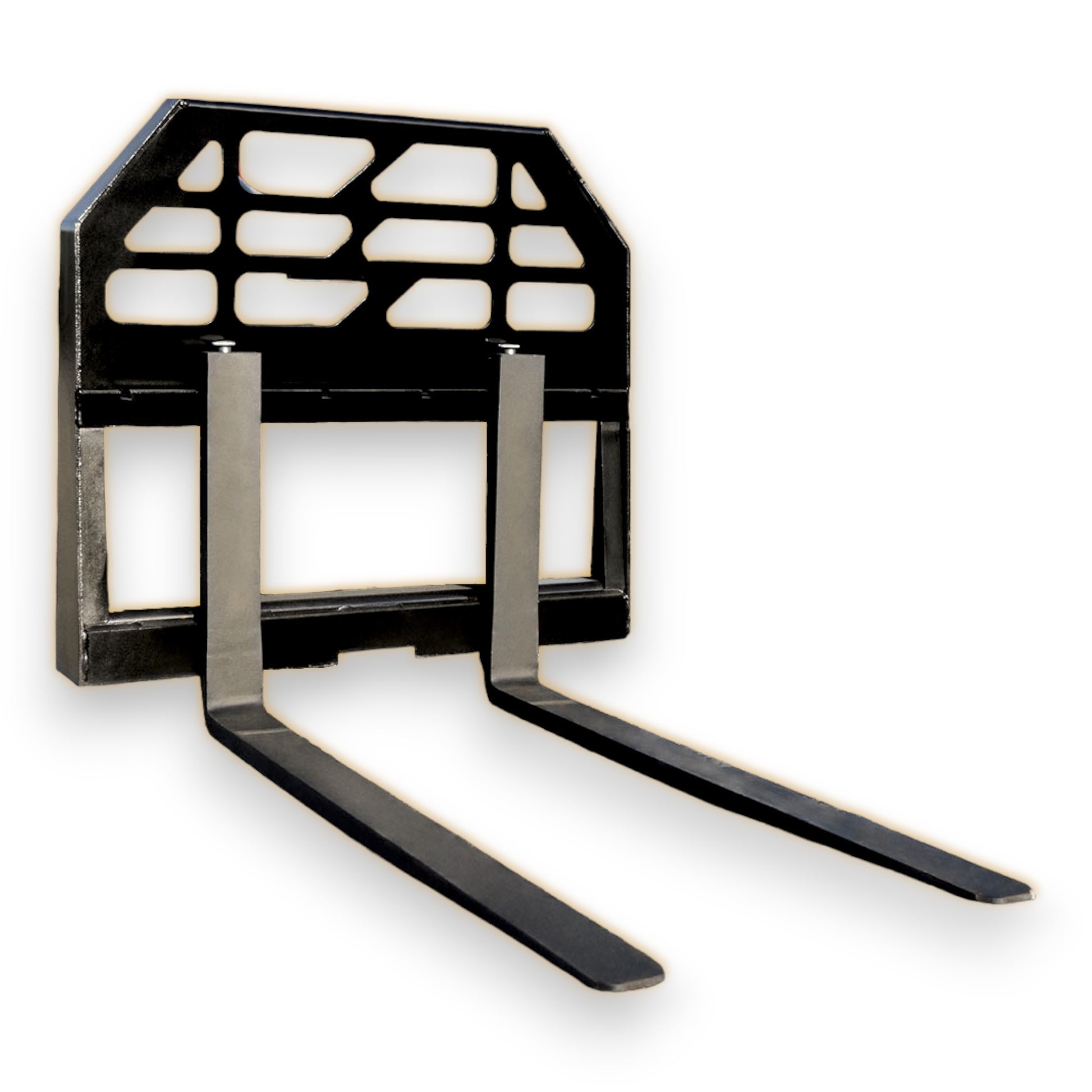 Class 2 Pallet Forks Attachment for Mini Skid Steer – Loflin Fabrication | HeavyFit Parts
