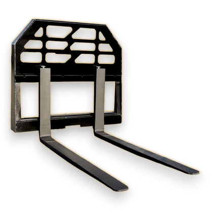 Class 2 Pallet Forks Attachment for Mini Skid Steer – Loflin Fabrication | HeavyFit Parts