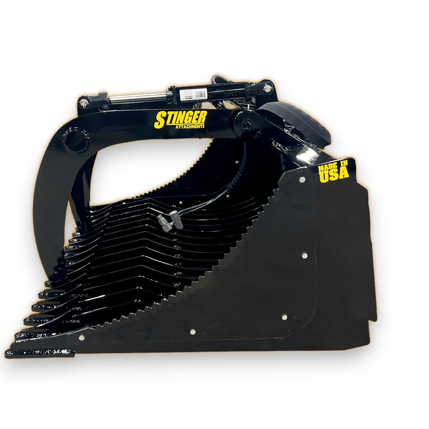 Stinger Attachments Open Sides Rock Grapple for Tractor