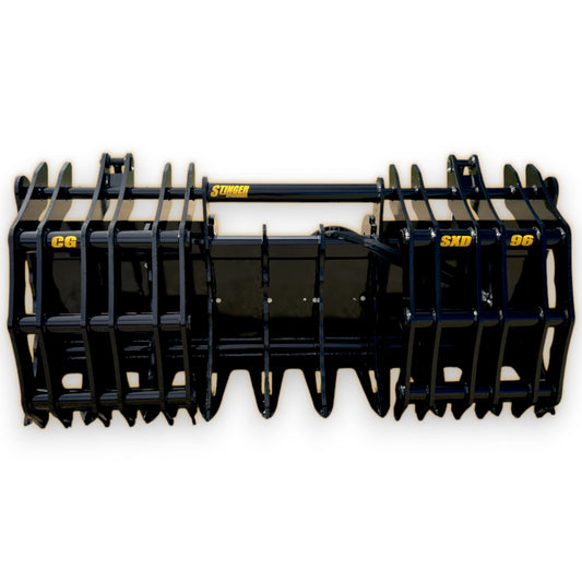 Severe Duty Clam Grapple Attachment for Wheel Loader – Stinger Attachments | HeavyFit Parts