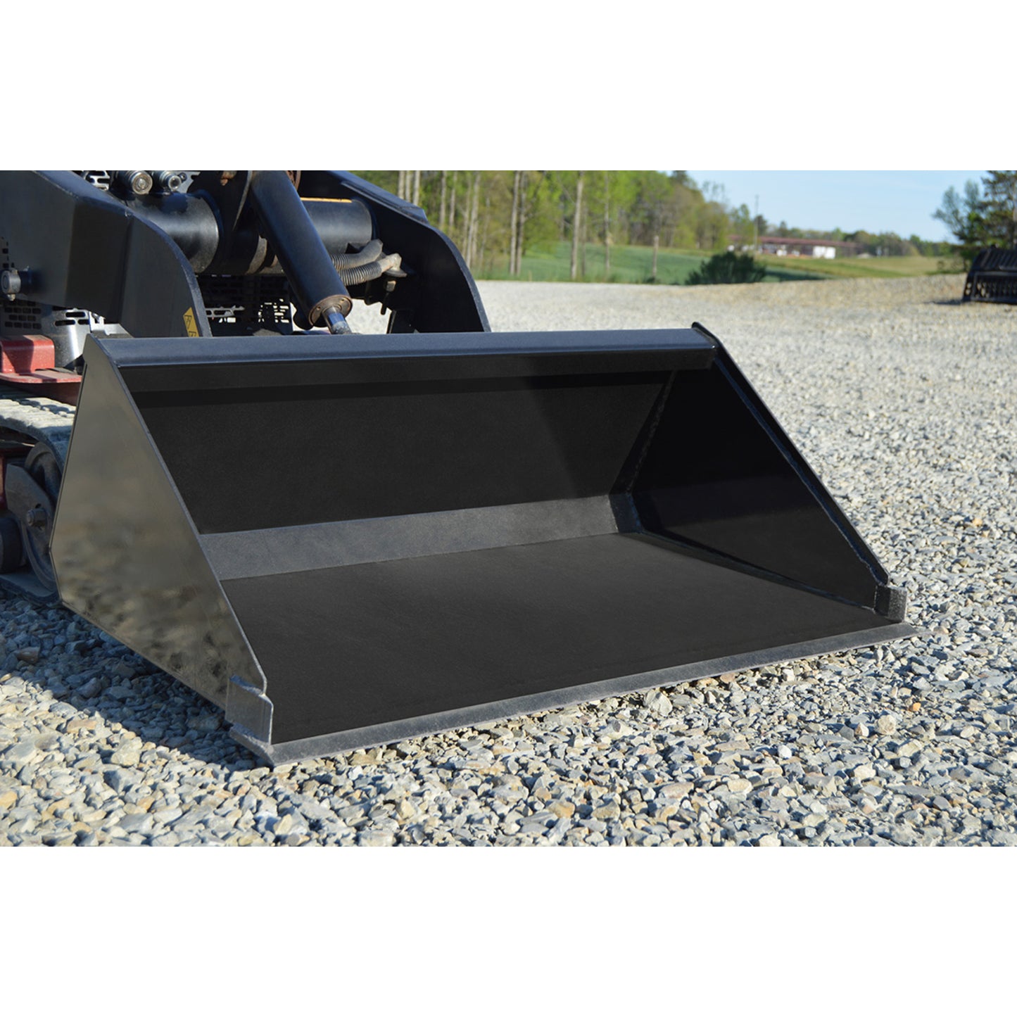 Loflin Fabrication Low Profile Bucket for Mini Skid Steer and Compact Tractor