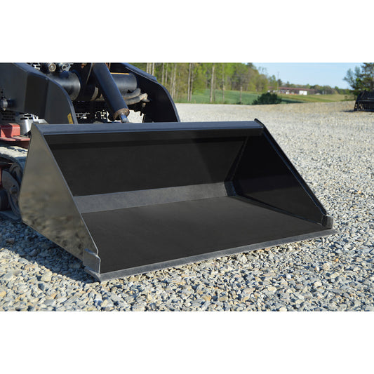 Loflin Fabrication Low Profile Bucket for Mini Skid Steer and Compact Tractor