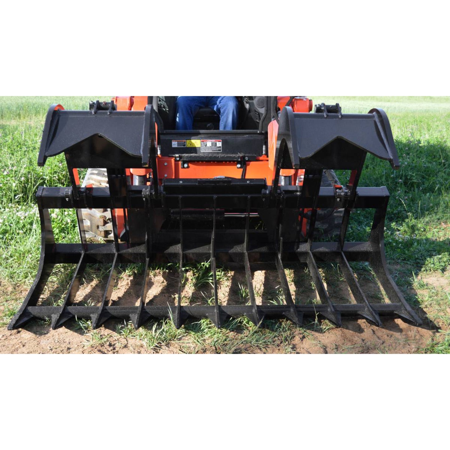 Loflin Fabrication Extra Heavy Duty XHD Root Grapple for Skid Steer