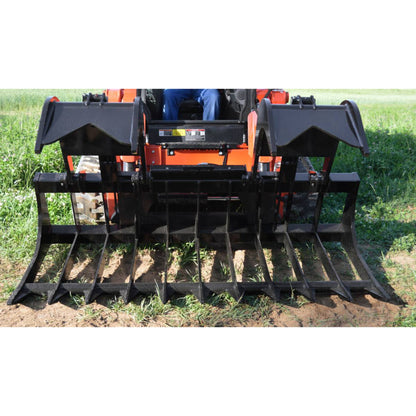 Loflin Fabrication Extra Heavy Duty XHD Root Grapple for Skid Steer